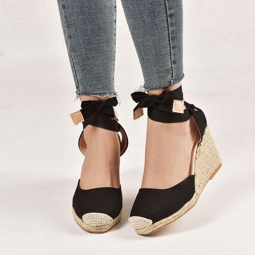 women high heel sandals ladies wedge shoes big size 43女凉鞋