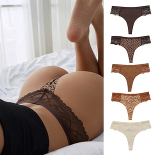 Women's Lace Thongs Panties  Ladies Sexy Underpants T裤女