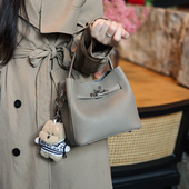 专柜品牌包包2025新款 秋冬女包百搭单肩斜挎包小众手提包水桶包女