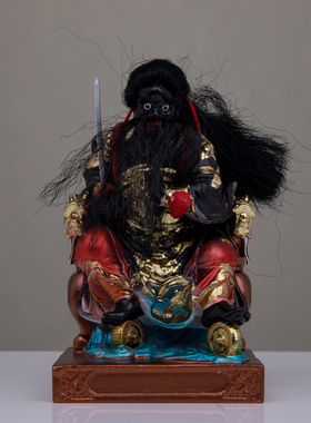 法主公神像张公法主圣君树脂斩妖除魔圣君爷佛像供奉道家寺庙摆件