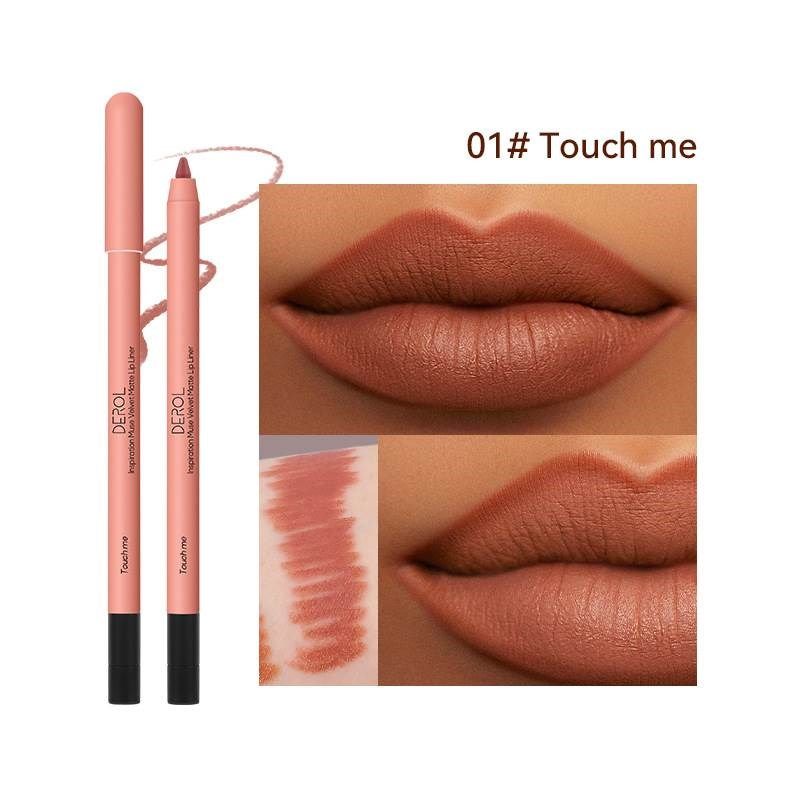 Waterproof Nude Brown Lip Liner Lipstick Pencil Matte Red Pi