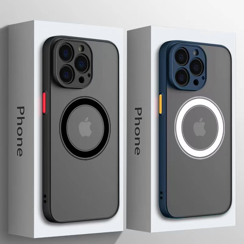 New Magnetic Suction Phone Case Wireless Charging For Iphone