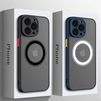 New Magnetic Suction Phone Case Wireless Charging For Iphone