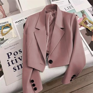 women fashion short 2025 jackets winter blazers coat autumn