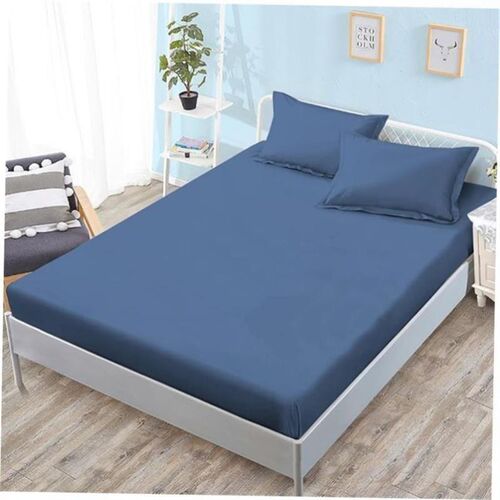 King Size bed sheets fitted sheet pillow cases 纯色床笠 枕套