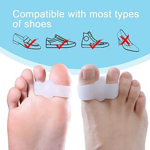 Hole Toe Finger Silicone Foot Two Gel 2pcs=1pair Separator
