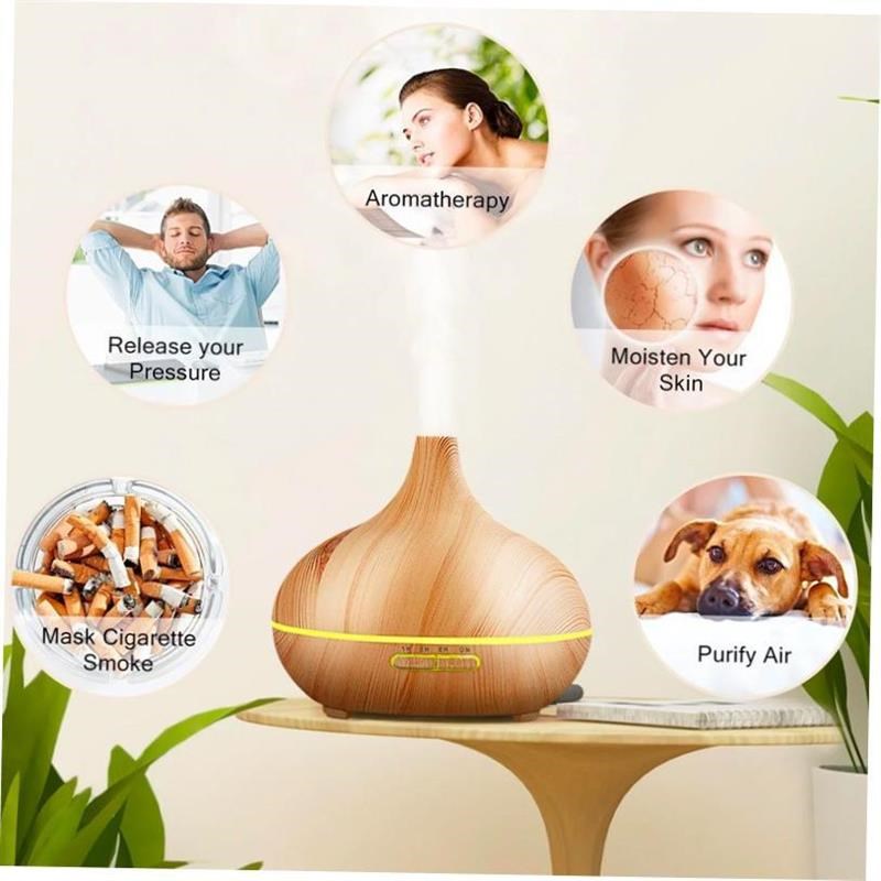 400mL air essential oil diffuser aroma vaporizer humidifier1