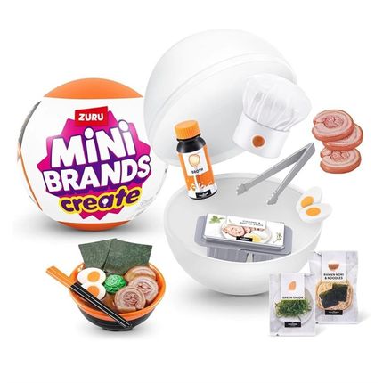 Hot Toys Mini Brands Create Food Mistery Box Capsule Real Mi