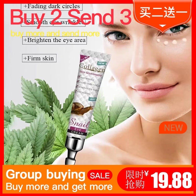 Snail Eye Cream Delights Boosts Serum Remove Dark Circles