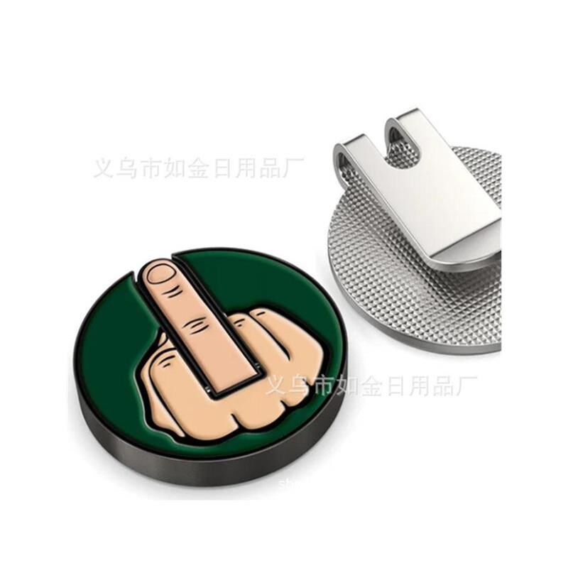Funny Middle Finger Golf Ball Marker有趣的中指高尔夫球记号笔