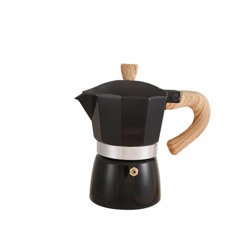 Aluminum Moka Pot Coffee Maker Octagonal Moka Coffee Maker
