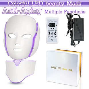 with Treatment Light Care Face Neck Mask Facial LED Colors