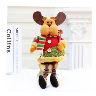 doll Santa Sitting legged 饰 christmas 圣诞装 decoration