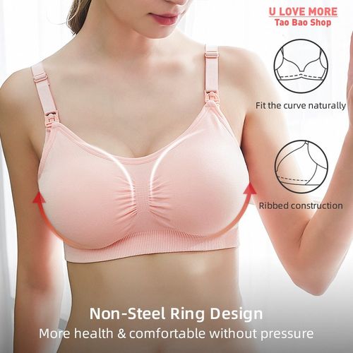 High Quality Plus Size Nursing Bra Breathable Women Breastfe