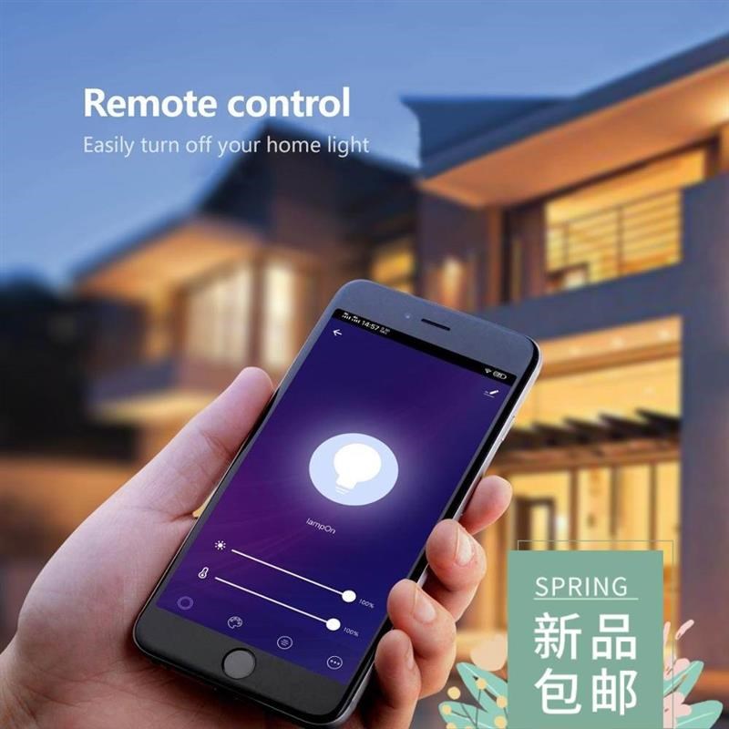 Tuya Smart lamp 9W WIFI LED light Bulb Smart Life RGB Bluet