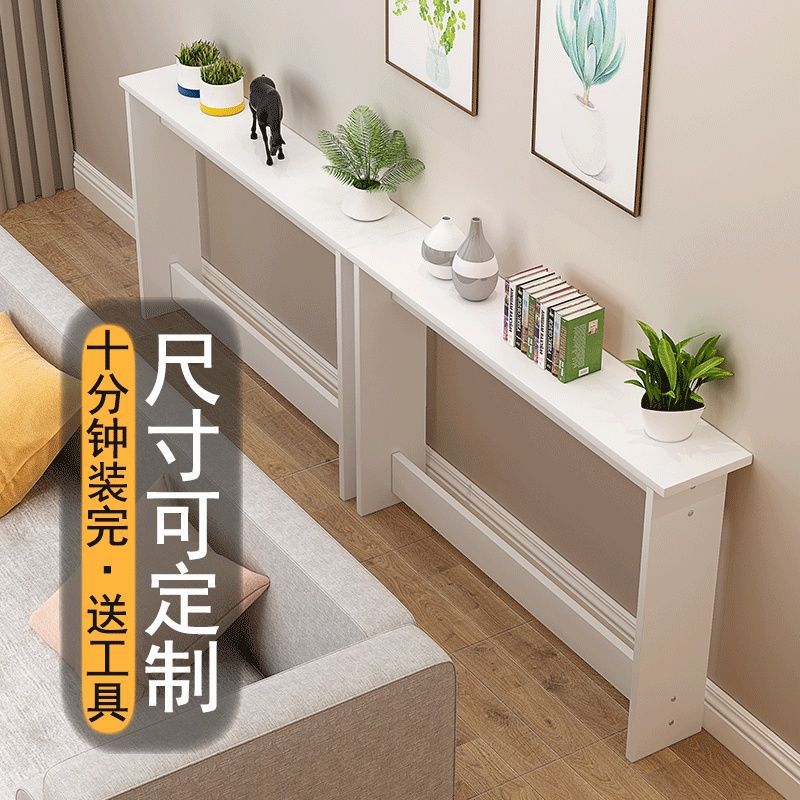 靠墙窄置物架床头床边床尾夹缝卧室客厅沙发后缝隙收纳侧边长条柜