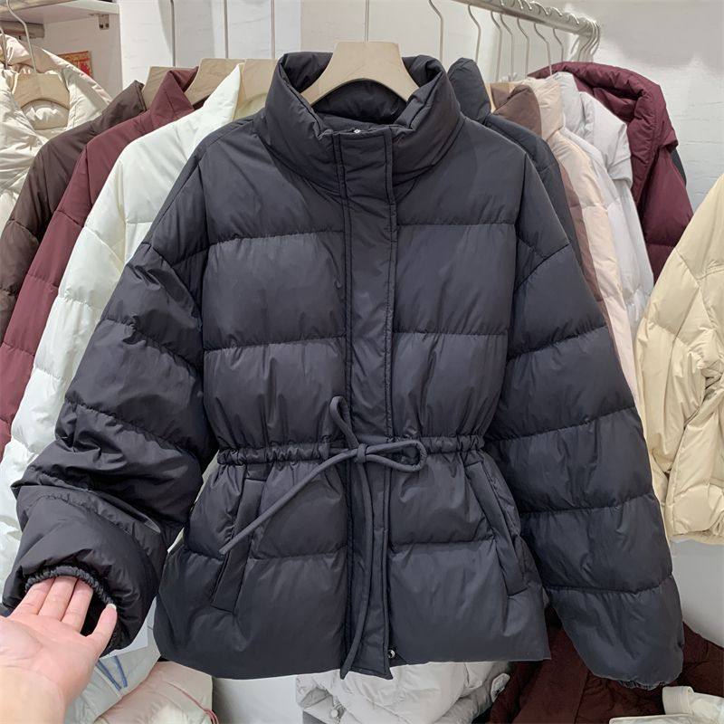 立领长袖抽绳修身显瘦丝棉服女冬季新款欧版长袖洋气加厚夹棉服衣,女装/女士精品,大码羽绒服,淘宝优惠券,粉丝福利购,淘宝优惠卷