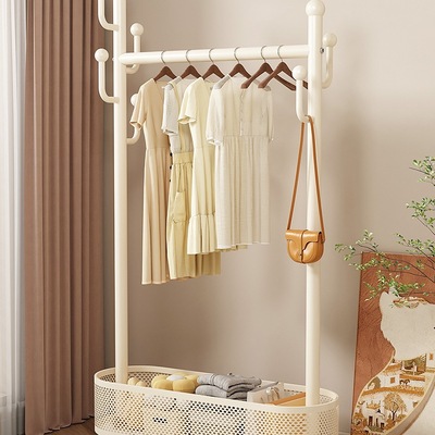 衣帽架落地卧室家用房间挂衣架置物晾衣架简易移动收纳挂衣服架子