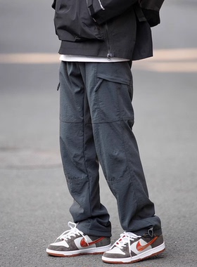 Tim Peake潮流机能户外速干工装裤男抽绳宽松直筒冲锋休闲裤579