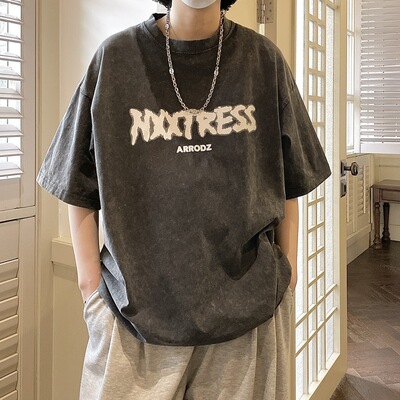 Tim Peake美式重磅t恤男士小众潮流衣服高街百搭ins复古短袖T370