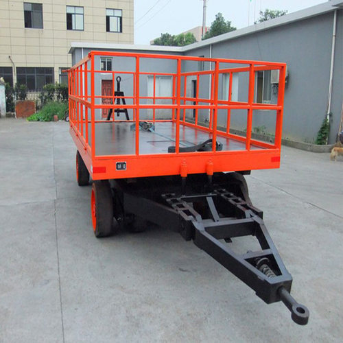 牵引平板车拖挂式重型 厂区物流大吨位搬运车重载平板拖车厂家