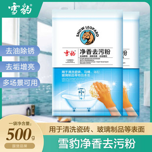 袋装 雪豹去污粉瓷砖清洁剂强力去污厕所厨房清洁剂家用促销