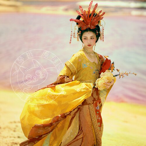 【拆分链接】琴挑武周【梵天香】西游记女儿国系列鸡心领唐背子