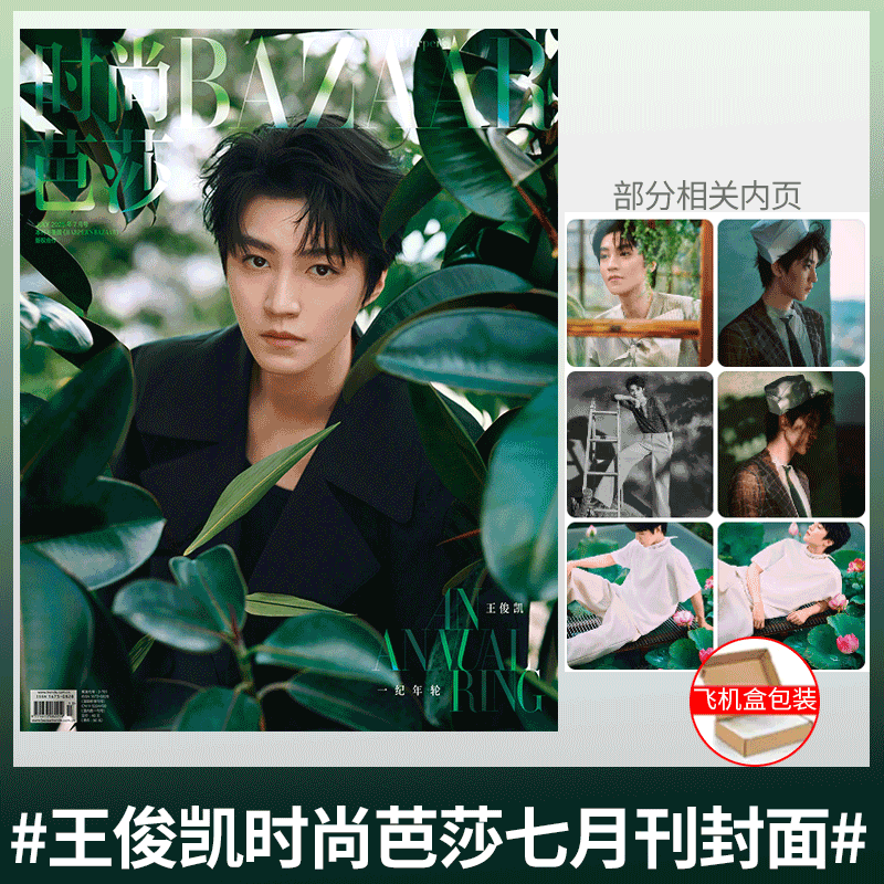 时尚芭莎7月刊王俊凯/林志玲