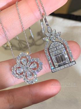 V金满钻幸福之门锁骨链平替