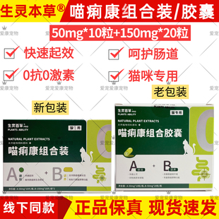 生灵百草喵痢康支持肠道屏障肠道微生态稳定支持肠道内健康状态