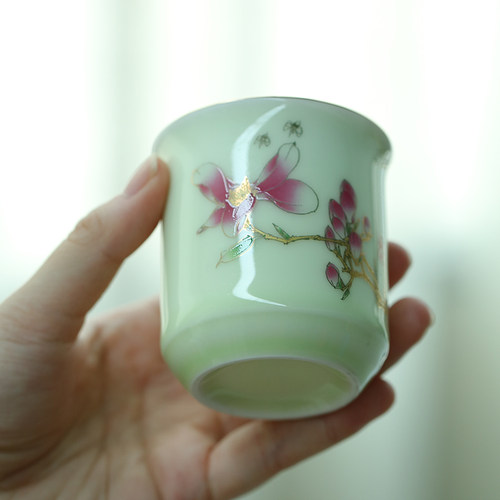 连山阁陶瓷防烫品茗杯