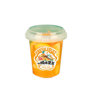 徽颍尚圆形塑料一次性冰粉打包盒