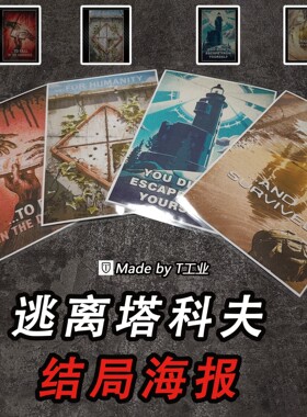 【终局海报】防水塑封A4版-逃离塔科夫周边
