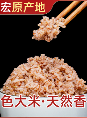 云南梯田红米1kg德宏遮放红色软米粗粮米五谷杂粮10斤糙米粮食