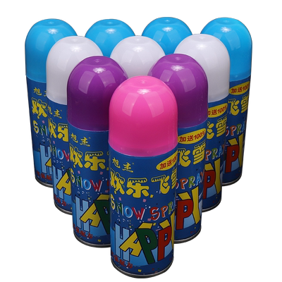 仿真白色飞雪喷雾泡沫雪花喷雪