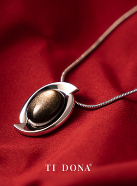 TIDONA权利系列天然金耀石项链