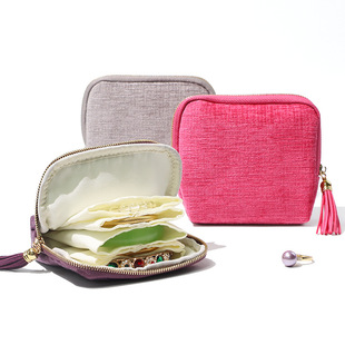 胡彦斌同款首饰包大容量可分装手镯手串项链文玩收纳袋便携收纳包