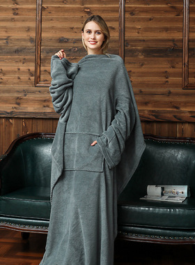 large size sleeve TV blanket multifunctional home leisure