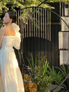 压克力冰锥珠串婚庆道具仿水晶长条三角条珠帘婚礼用品珠链子成i.