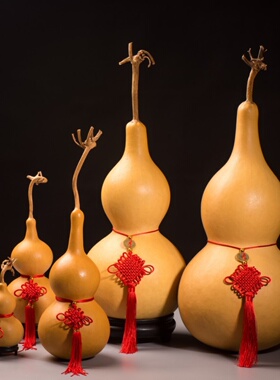 天然文玩特大小葫芦挂件客厅门口带龙头木宝真胡芦摆件艺术品摆i.