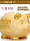 新款 存钱罐儿童储蓄罐大号不可取创意实用陶瓷金猪储钱罐摆件钱i.