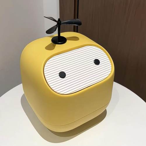 家用台面式带盖迷你垃圾桶