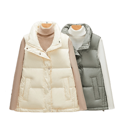 短款羽绒马甲鸭鸭立领