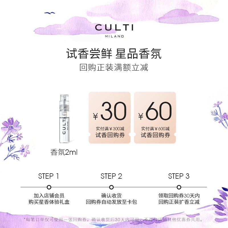CULTI香氛香体喷雾2ml