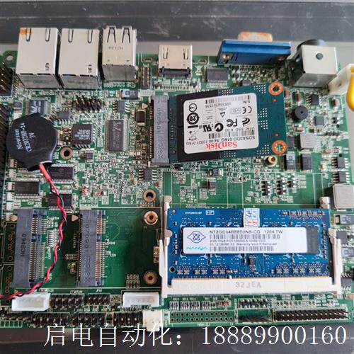 镶嵌式工控小S主板d2700二手拆机带16g硬盘内存2g。