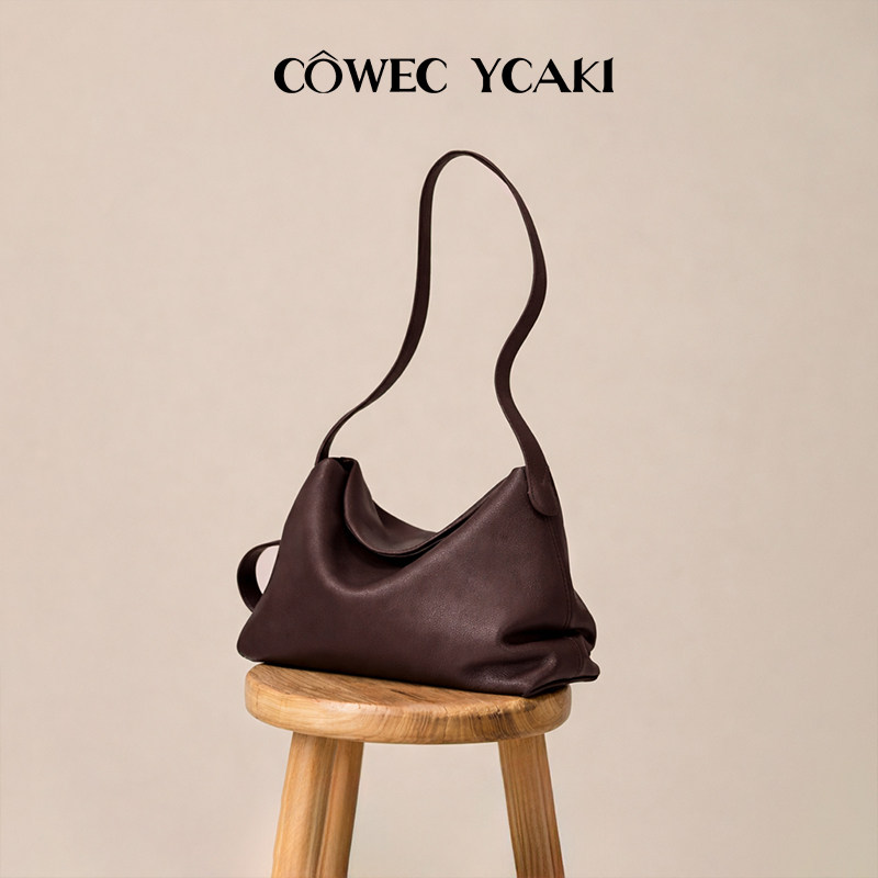 CYWE意大利经典植鞣真皮 单肩斜挎腋下包大容量通勤枕头包女软包,箱包皮具/热销女包/男包,托特包,淘宝优惠券,粉丝福利购,淘宝优惠卷