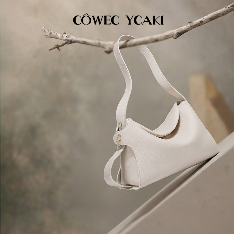 CYWE意大利头层植鞣牛皮托特包大容量通勤软皮单肩斜挎包枕头包女,箱包皮具/热销女包/男包,腋下包,淘宝优惠券,粉丝福利购,淘宝优惠卷