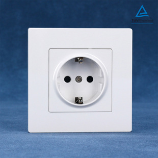 欧标欧规 schuko socket PC面板86型欧标德国墙壁插座CE/Rohs认证