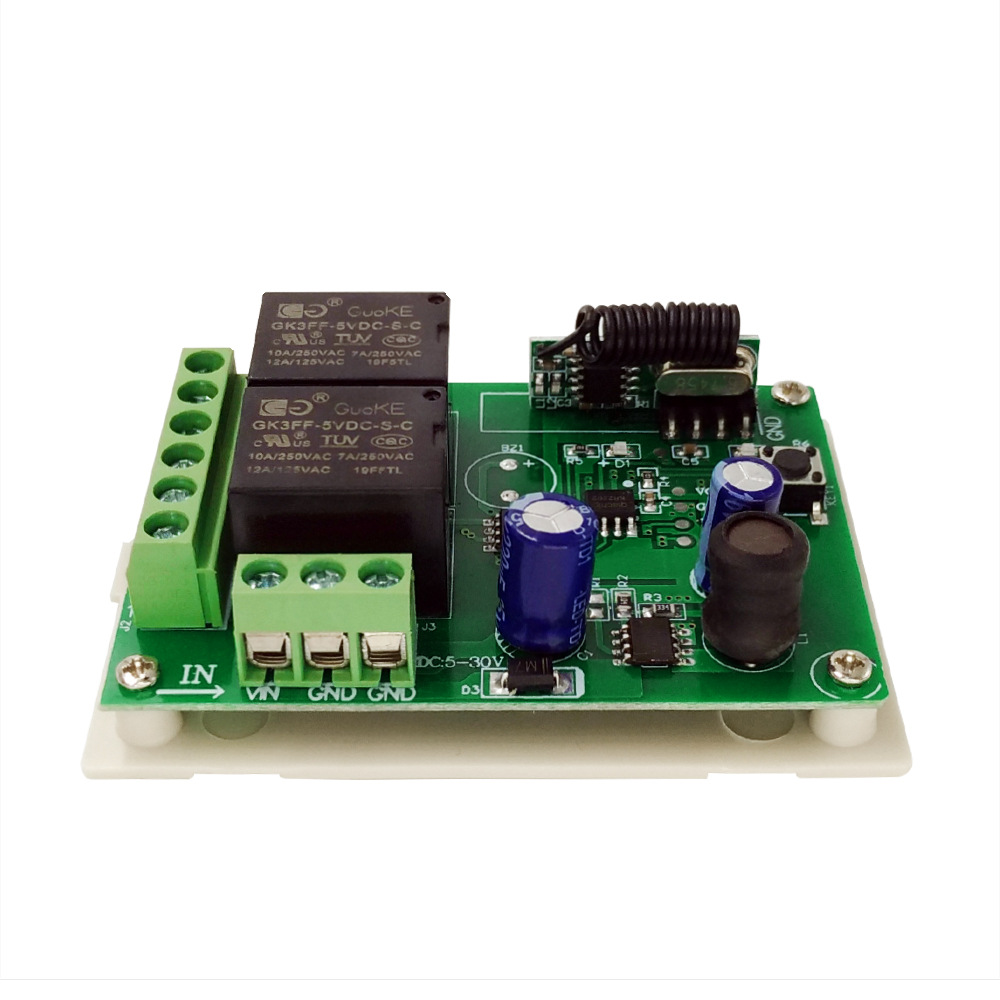 DC6V12V24V无线遥控开关四路灯具