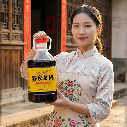 正宗自酿客家娘酒火炙黄酒月子酒